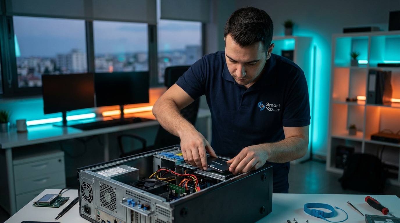 Lefkoşa ofis bilgisayar tamiri - yerinde SSD yükseltme