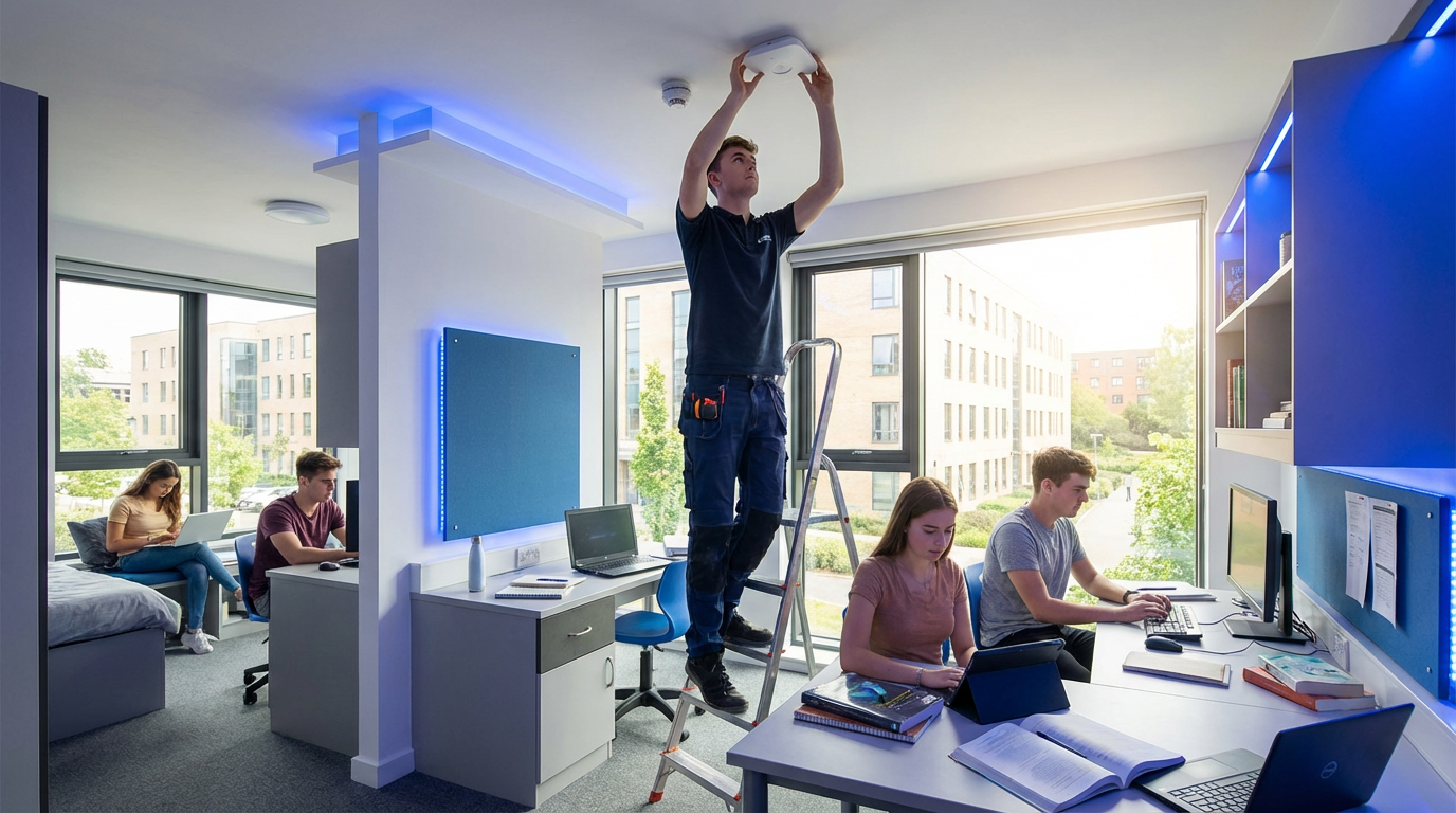 Mağusa öğrenci evinde WiFi kurulumu